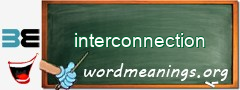 WordMeaning blackboard for interconnection